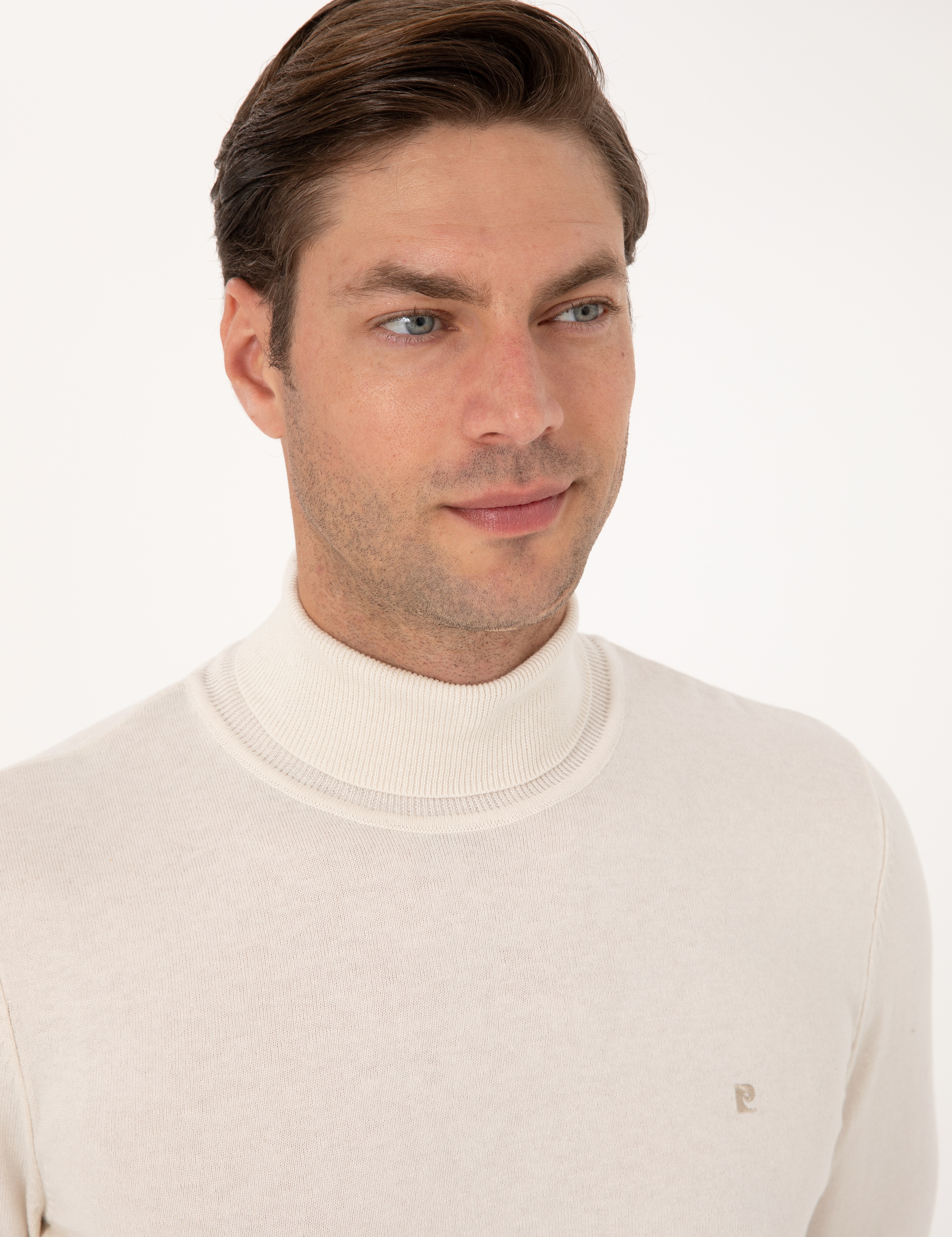 Taş Slim Fit Balıkçı Yaka Basic Triko Kazak