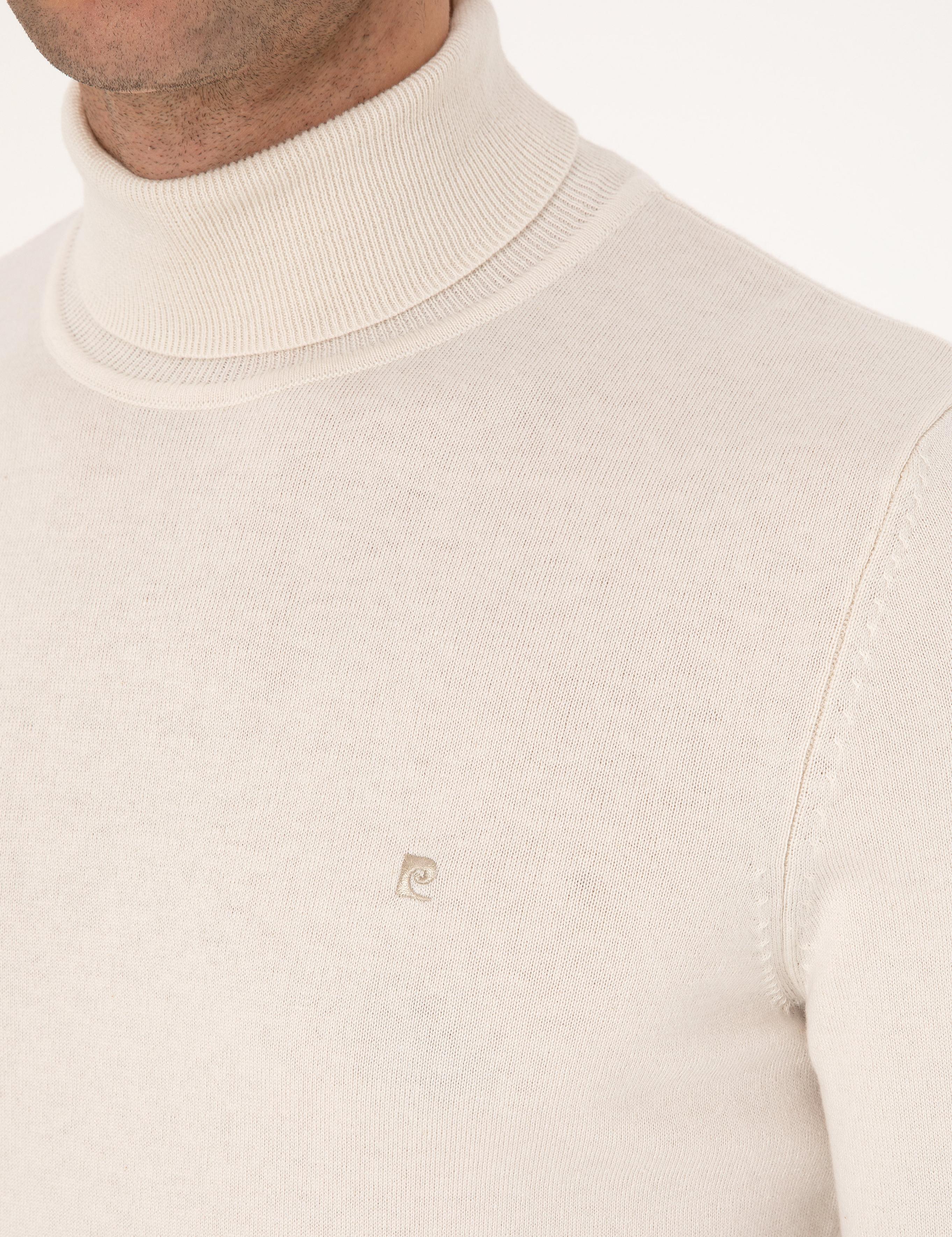 Taş Slim Fit Balıkçı Yaka Basic Triko Kazak