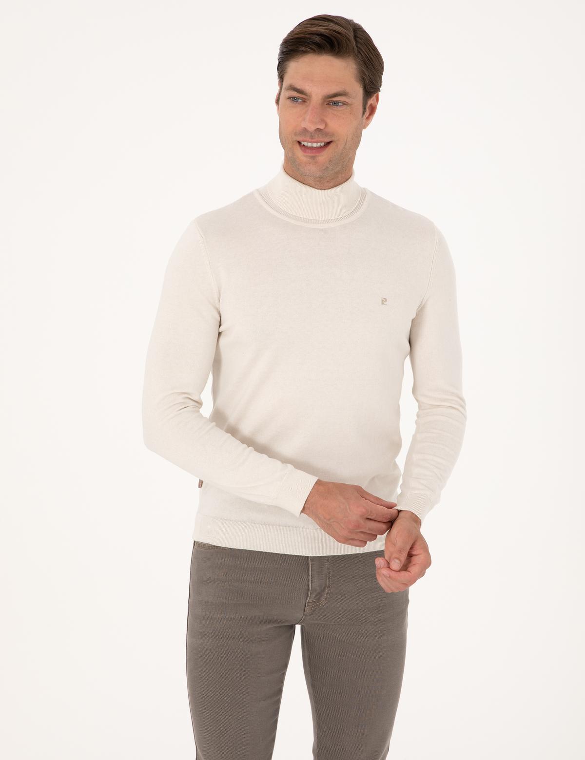 Taş Slim Fit Balıkçı Yaka Basic Triko Kazak - 50314202106