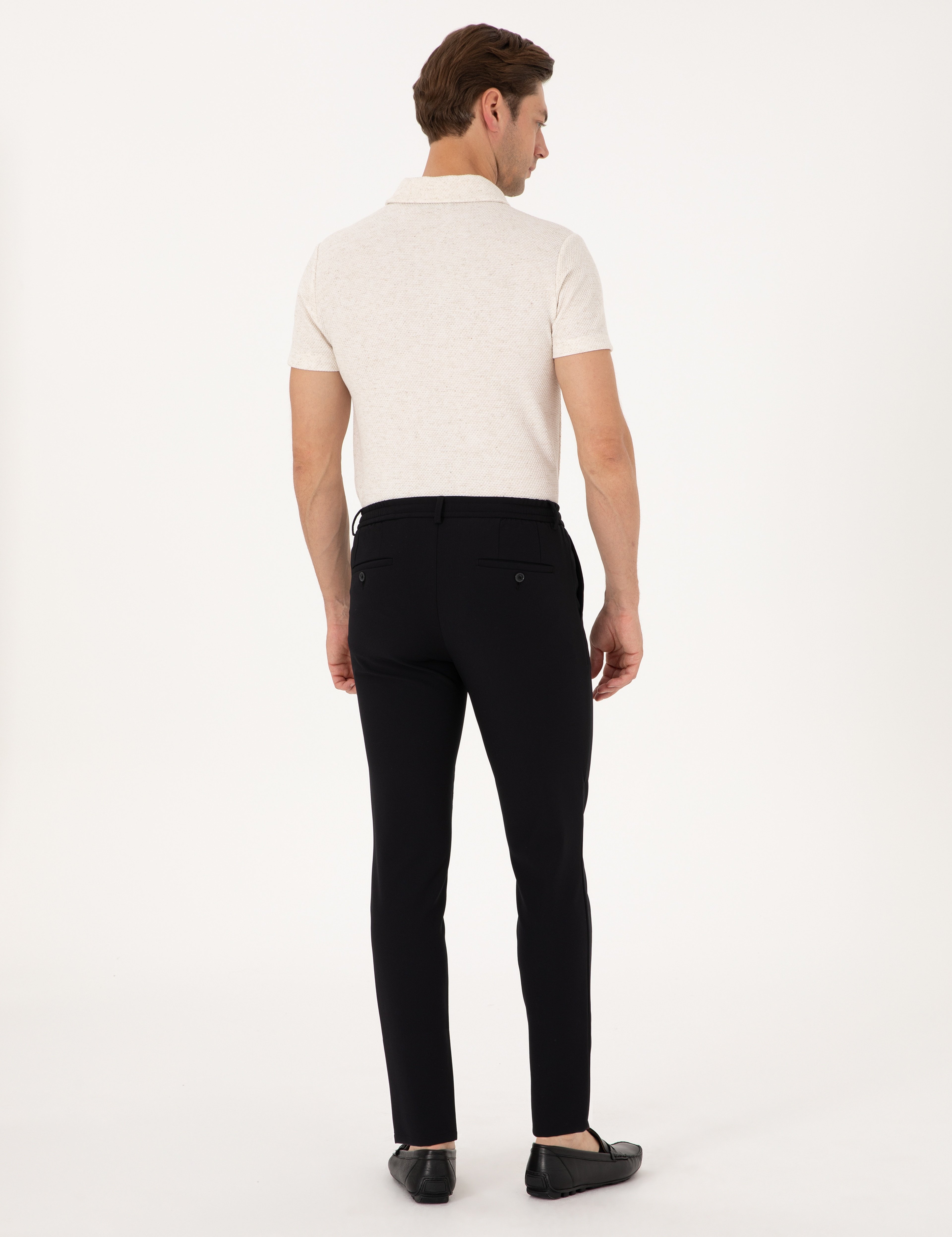 Siyah Klasik Jogger Pantolon