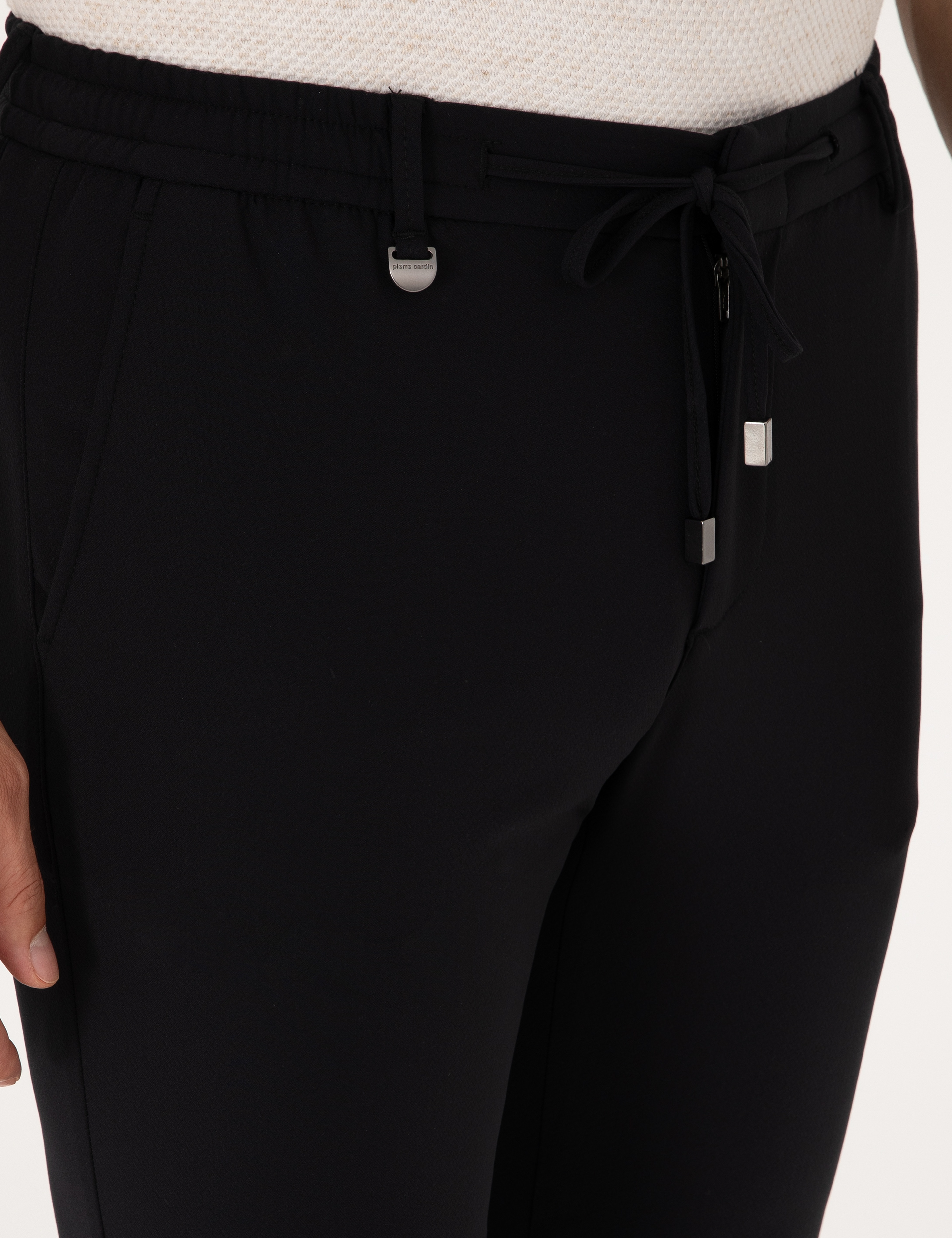 Siyah Klasik Jogger Pantolon - Image 5