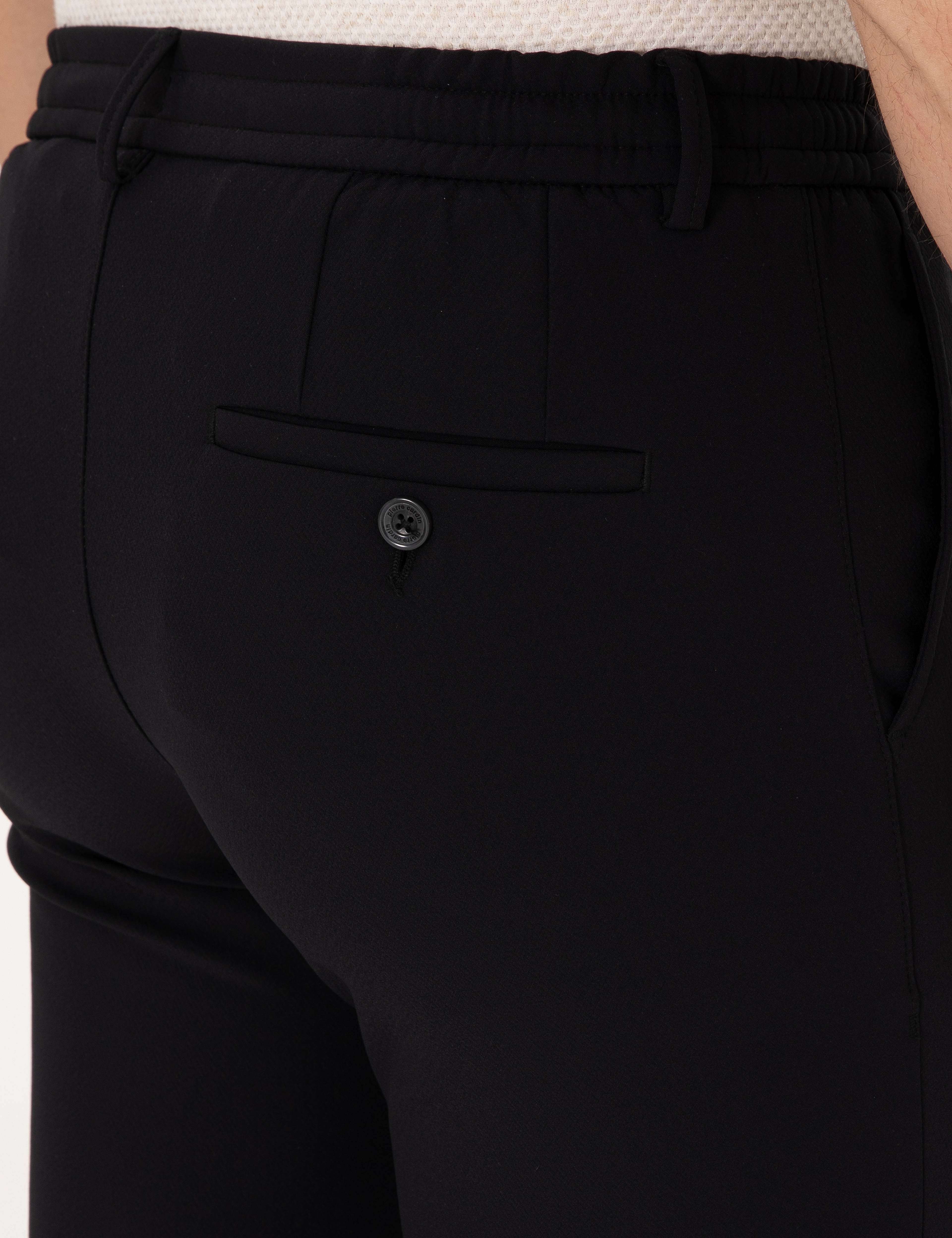 Siyah Klasik Jogger Pantolon - Image 6