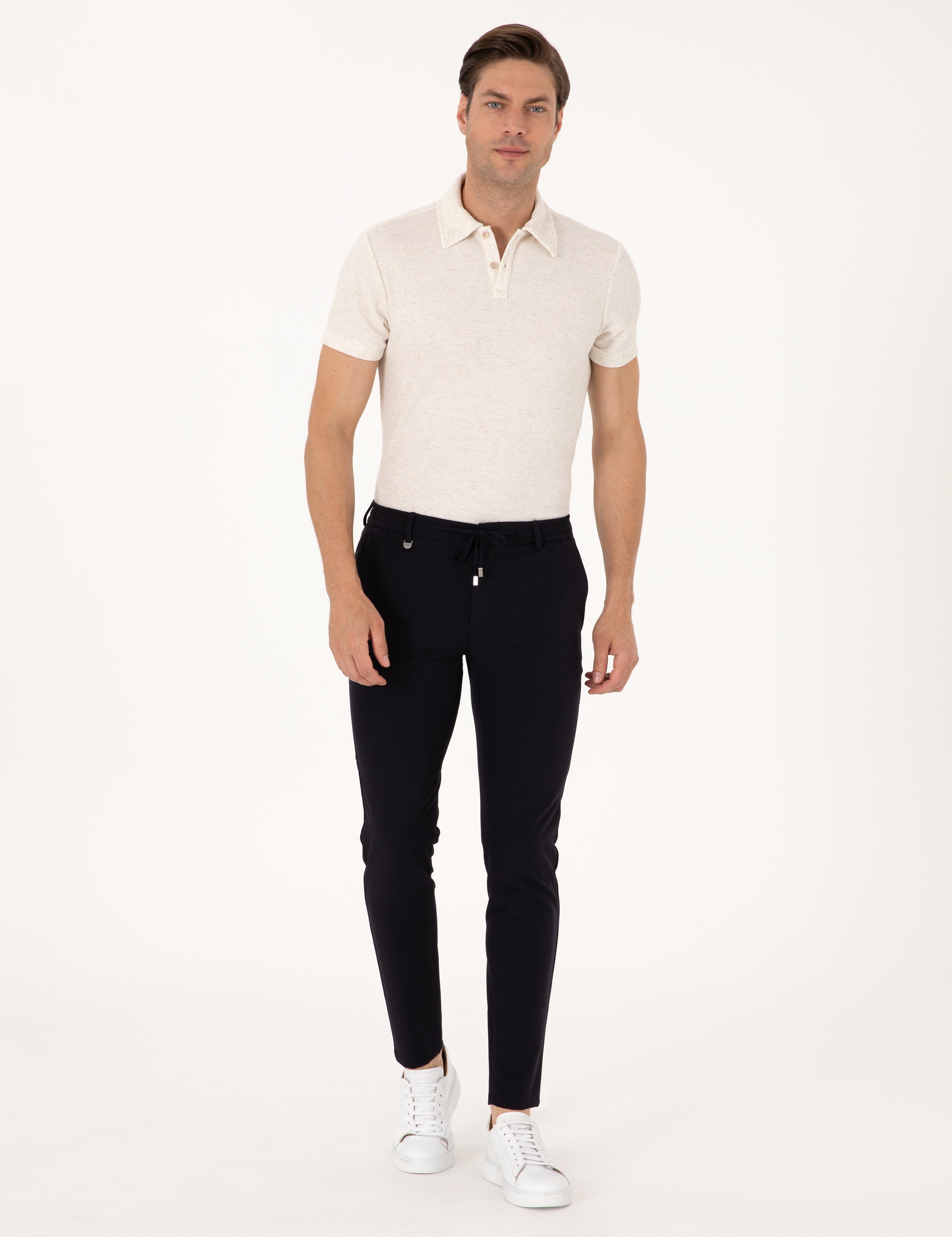 Lacivert Klasik Jogger Pantolon - Image 1