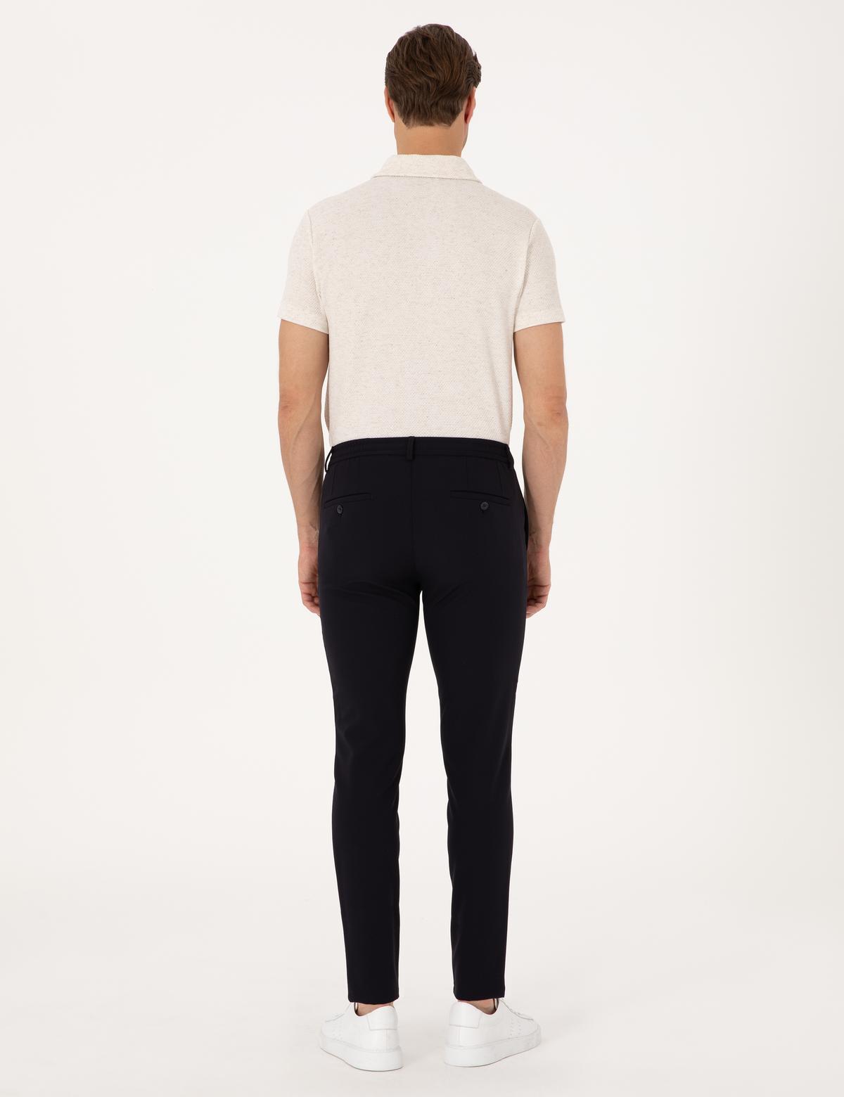 Lacivert Klasik Jogger Pantolon - 50313620083