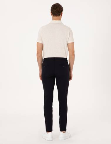 Lacivert Klasik Jogger Pantolon