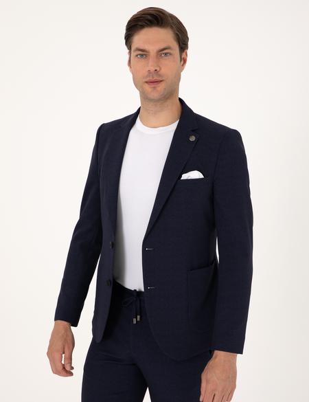 Lacivert Ex. Slim Fit Takım Elbise - 50310393008