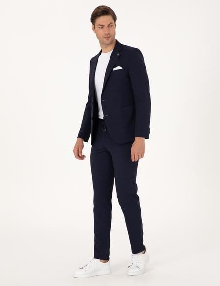 Lacivert Ex. Slim Fit Takım Elbise - 50310393008