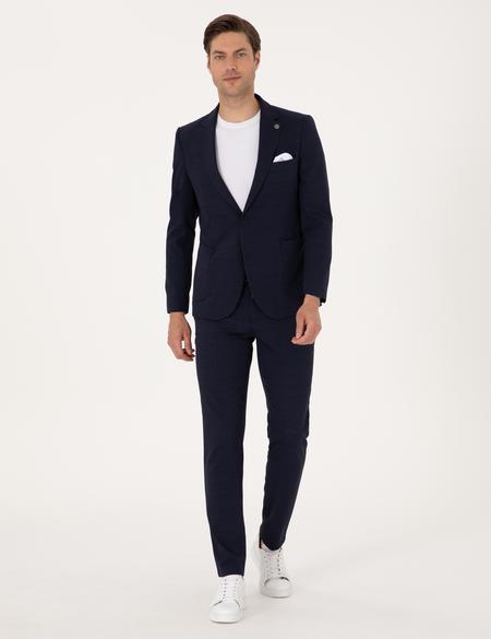 Lacivert Ex. Slim Fit Takım Elbise - 50310393008