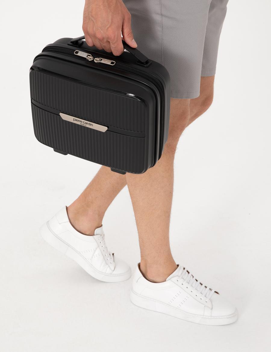 Siyah Makyaj Çantası El Valizi