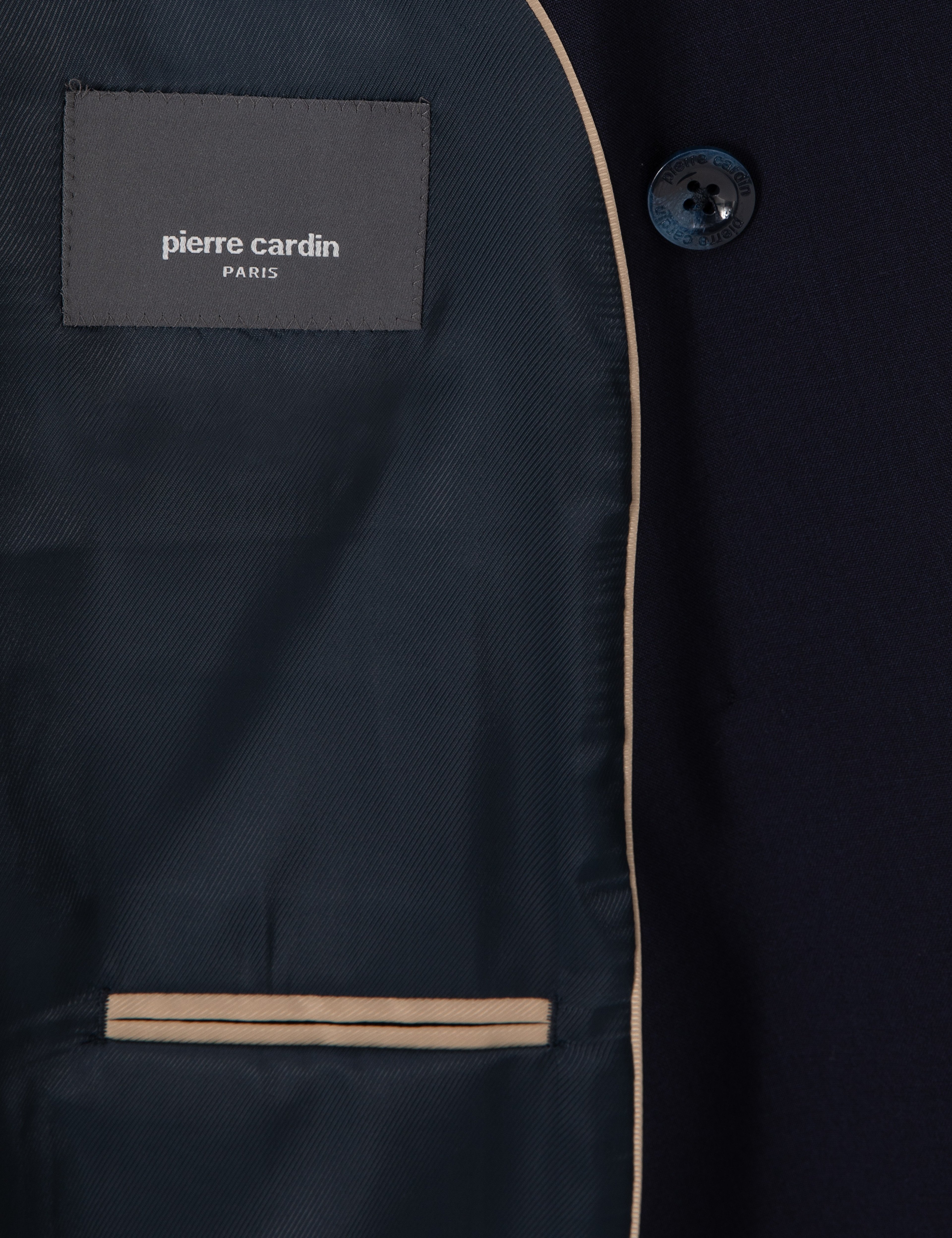 Lacivert Extra Slim Fit %100 Yün Kruvaze Takım Elbise
