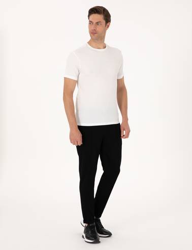 Siyah Slim Fit Eşofman Altı