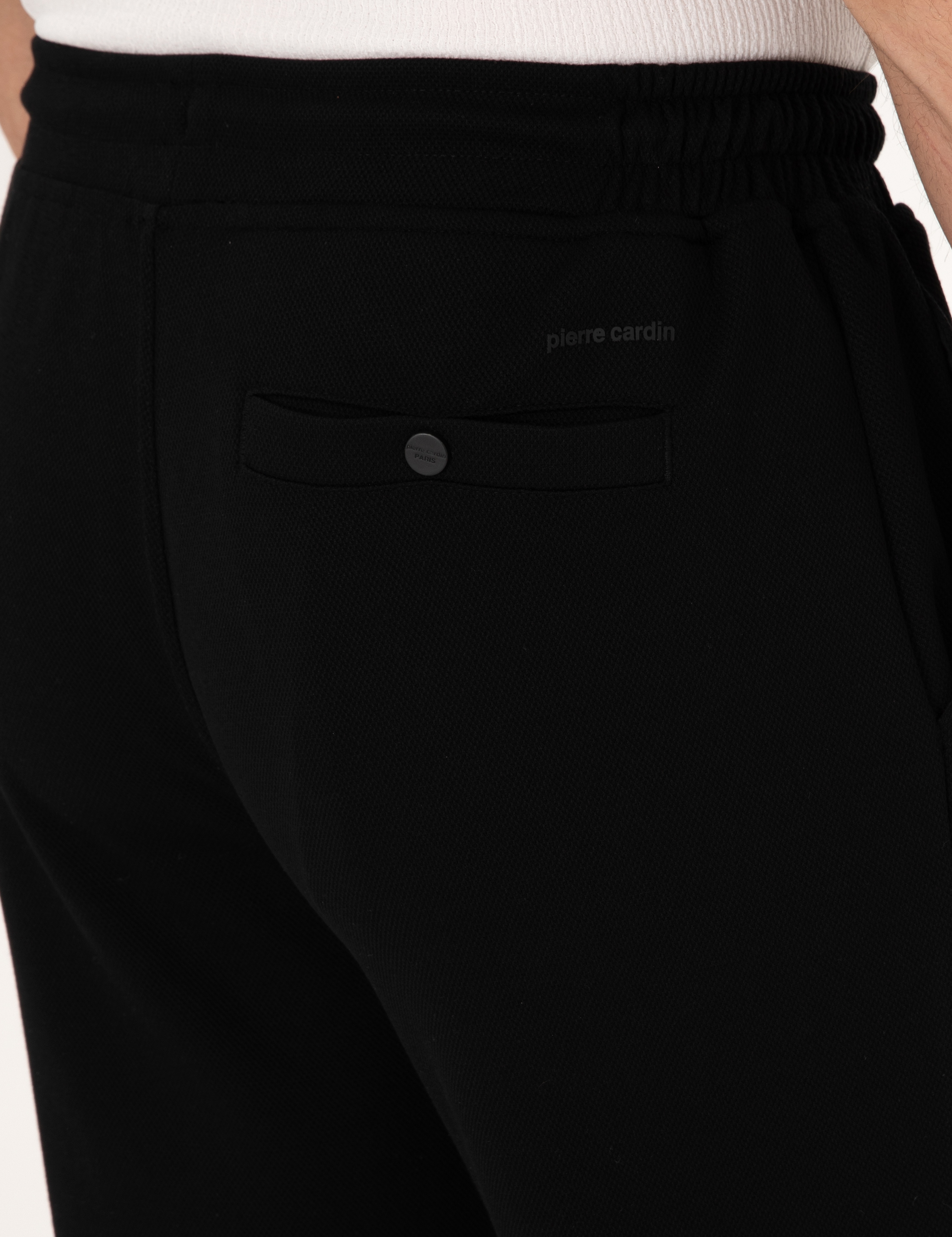 Siyah Slim Fit Eşofman Altı - Image 6