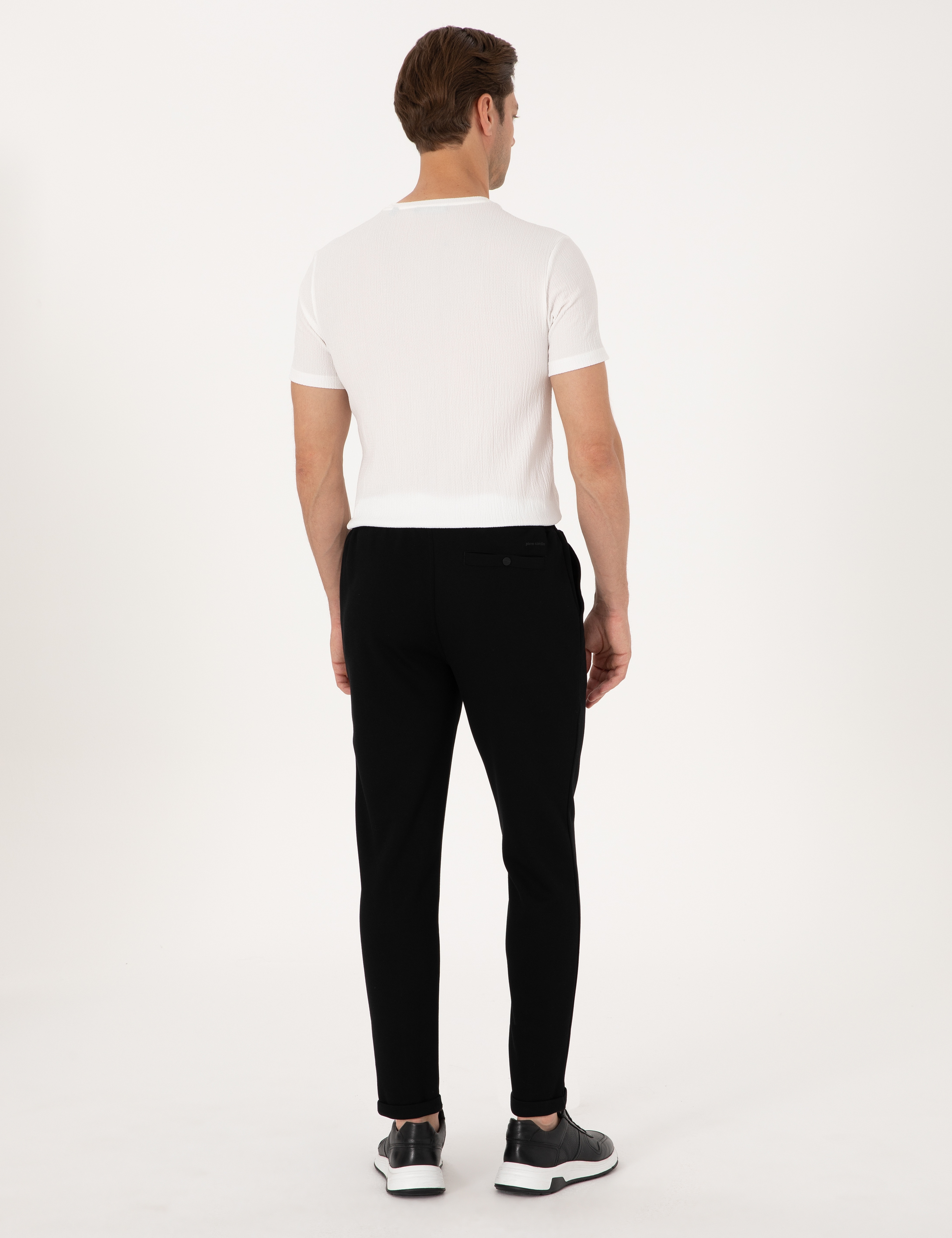 Siyah Slim Fit Eşofman Altı - Image 4