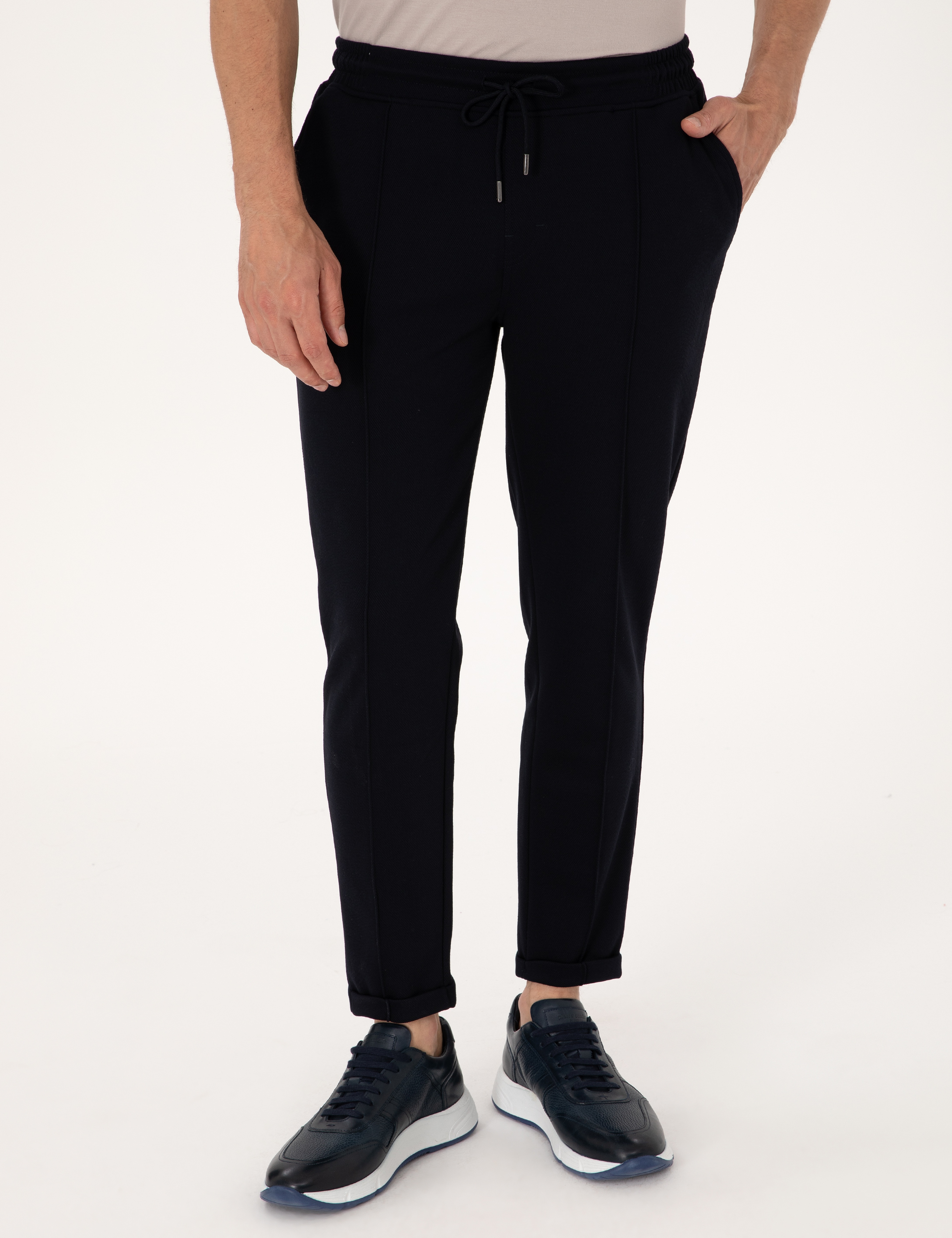 Lacivert Slim Fit Eşofman Altı - Image 2