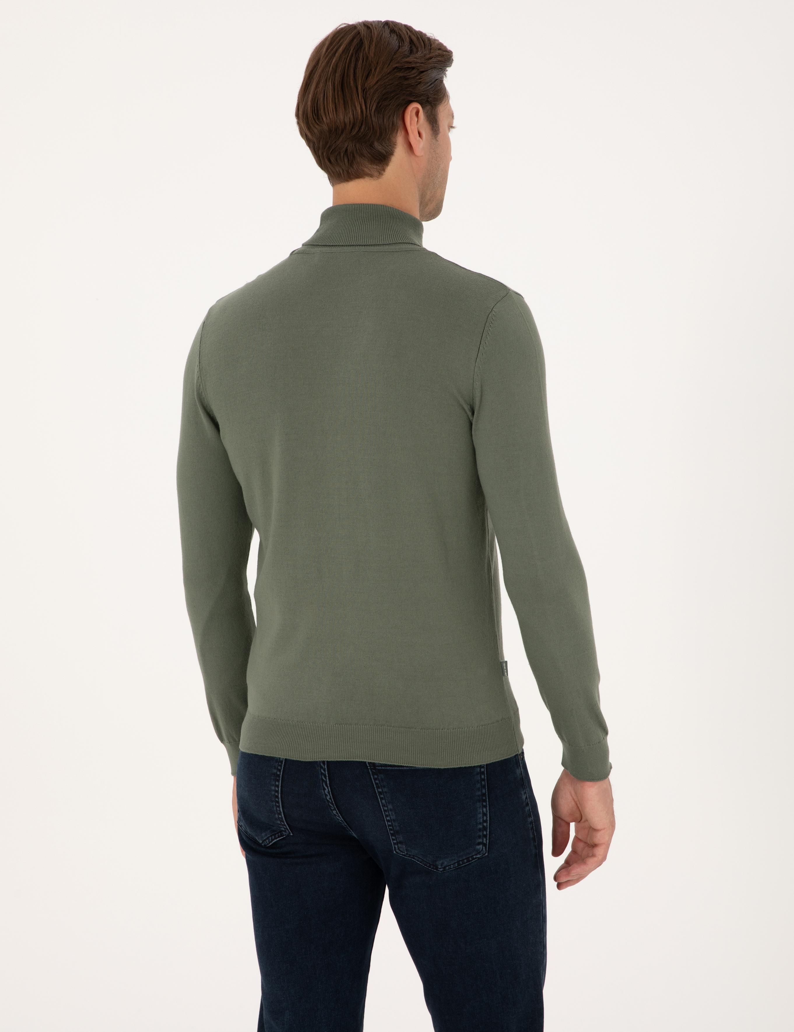 Duman Slim Fit Balıkçı Yaka Basic Triko Kazak