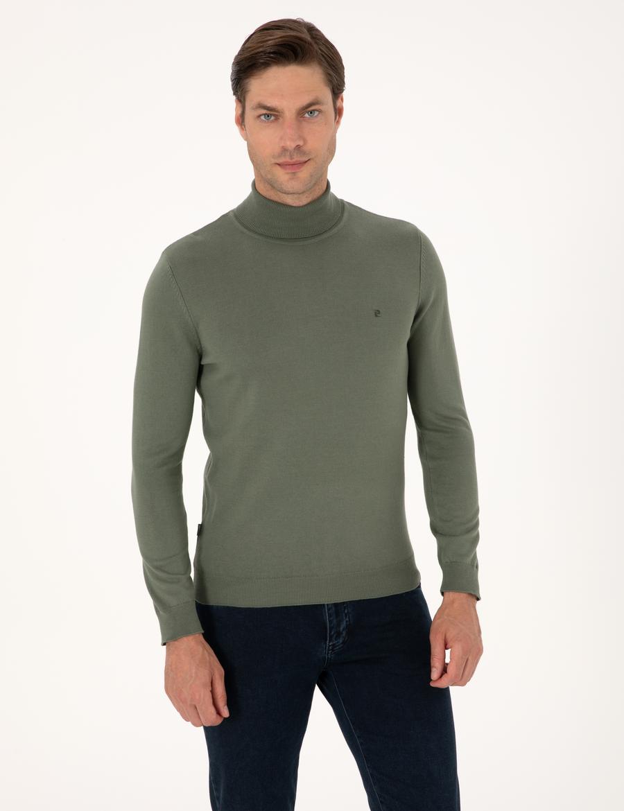 Duman Slim Fit Balıkçı Yaka Basic Triko Kazak