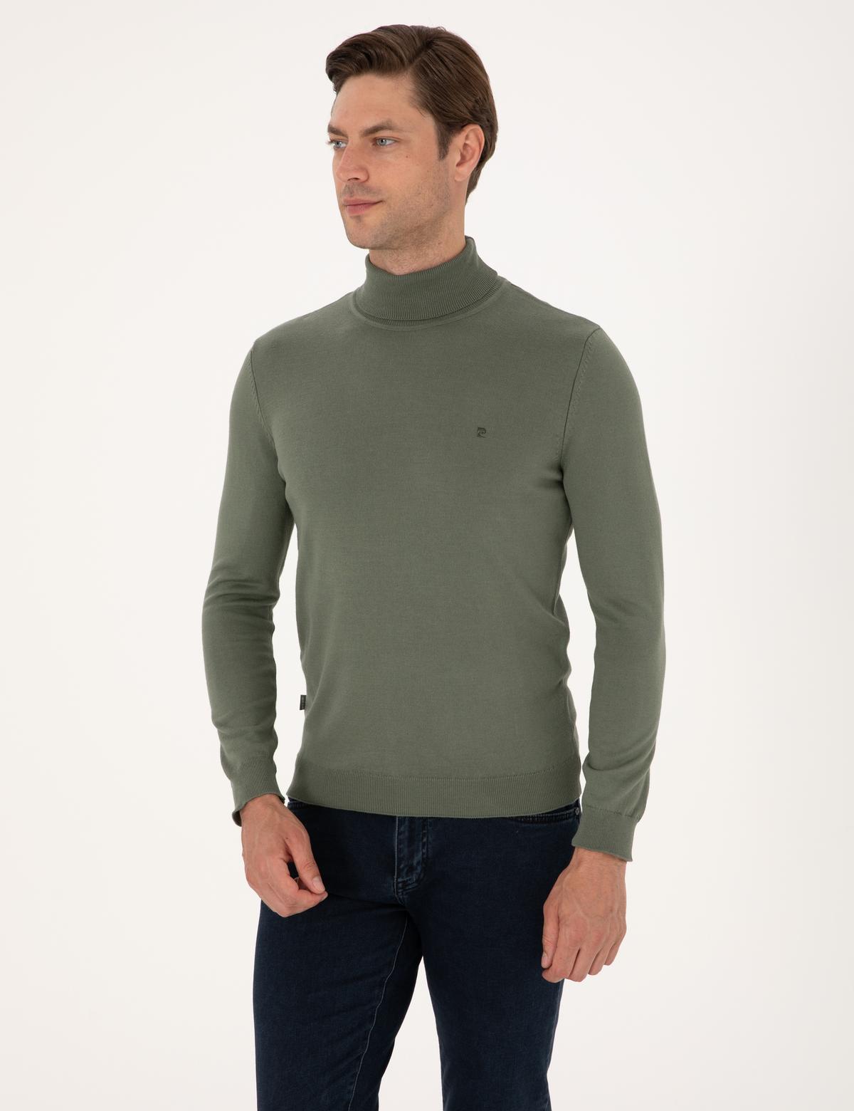 Duman Slim Fit Balıkçı Yaka Basic Triko Kazak - 50314202056