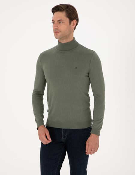 Duman Slim Fit Balıkçı Yaka Basic Triko Kazak - 50314202056