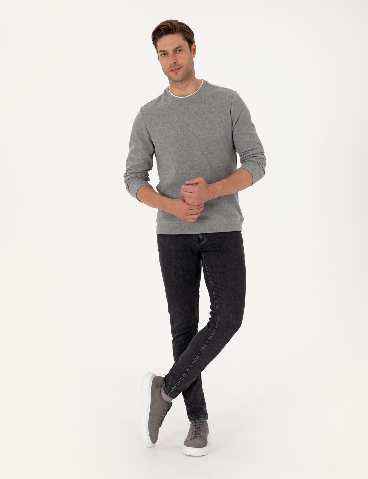 Gri Melanj Regular Fit Sweatshirt - 50313298028