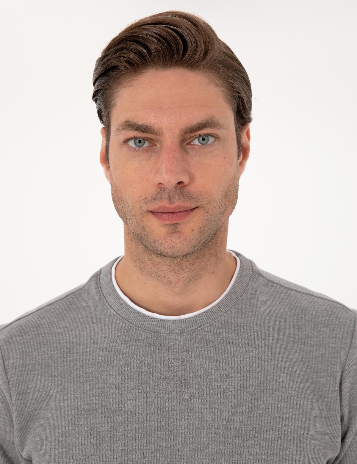 Gri Melanj Regular Fit Sweatshirt - 50313298028