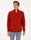 Kiremit Regular Fit Yarım Fermuarlı Polar Sweatshirt
