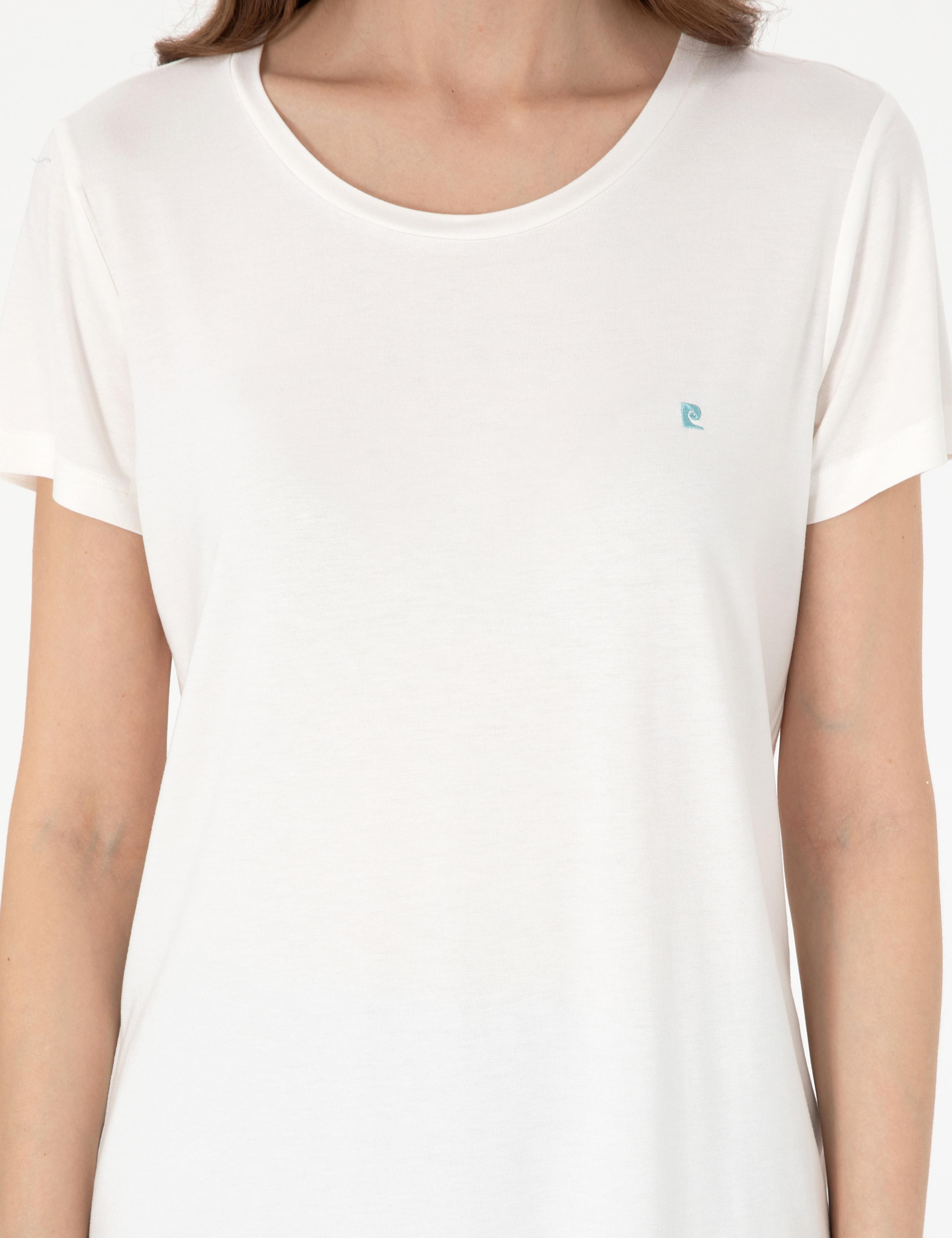 Beyaz Kısakollu Pijama Takımı