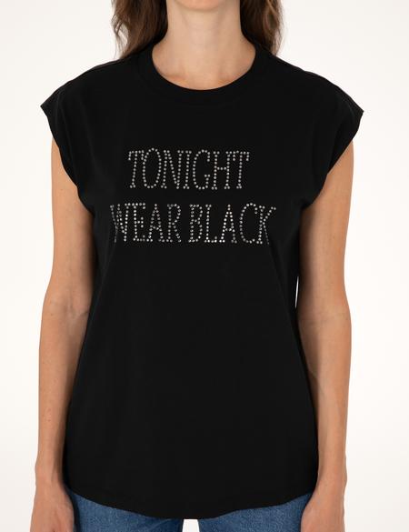 Siyah Regular Fit Tişört - 50305815012