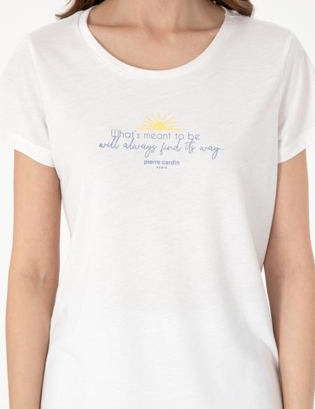 Beyaz Kısakollu Pijama Takımı - 50318992008