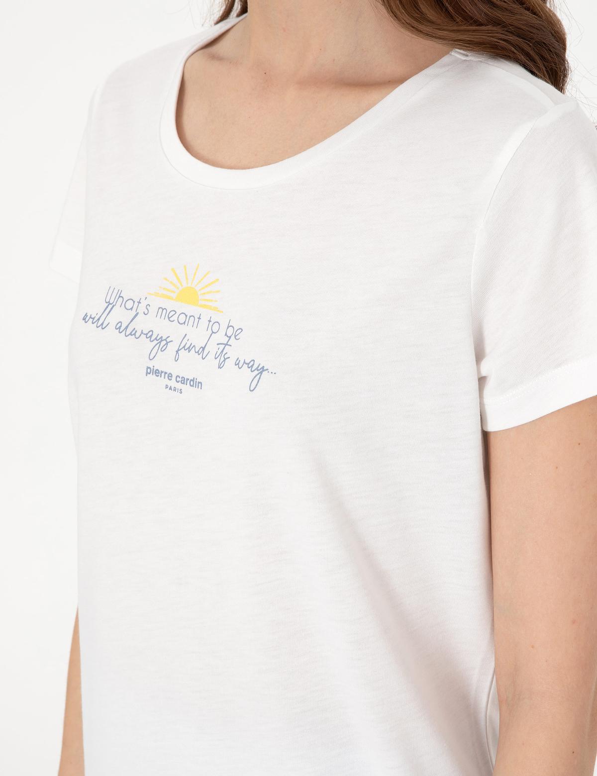 Beyaz Kısakollu Pijama Takımı - 50318992008