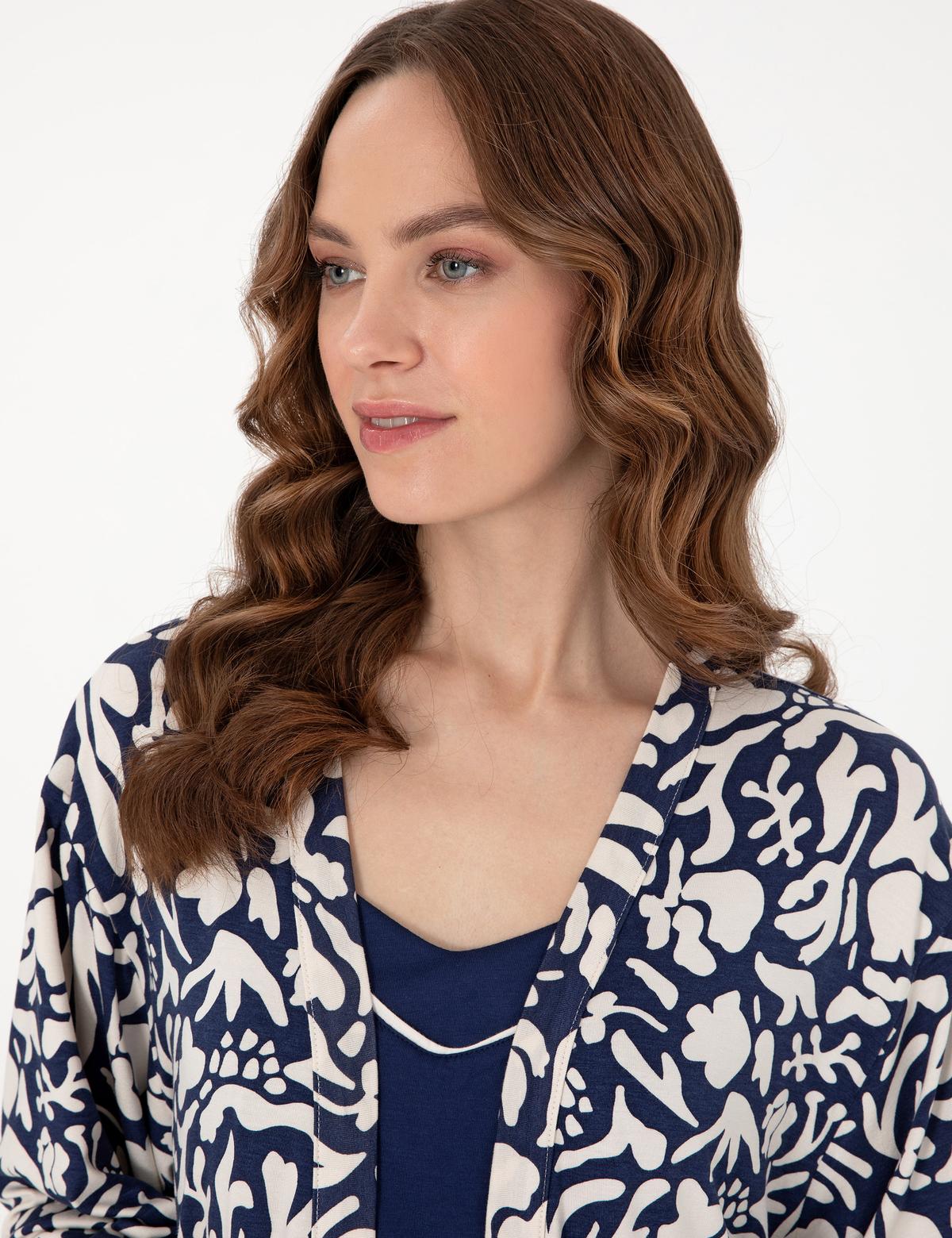 Lacivert 3'lü Pijama Takımı - 50319034003