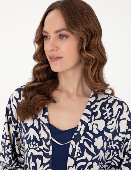 Lacivert 3'lü Pijama Takımı - 50319034003