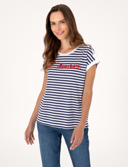 Beyaz Comfort Fit Tişört - 50305806005