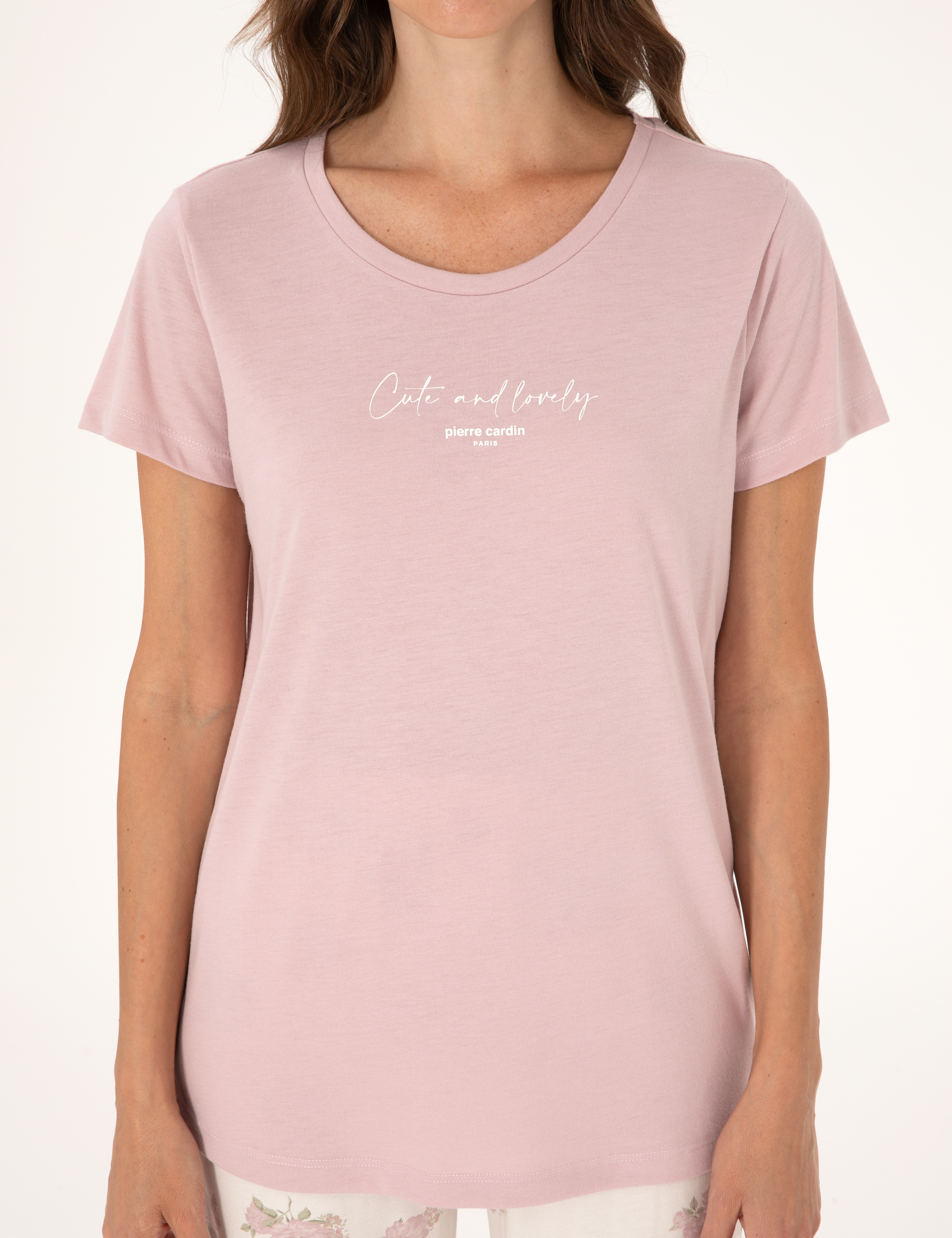 Pudra Kısakollu Pijama Takımı - Image 6
