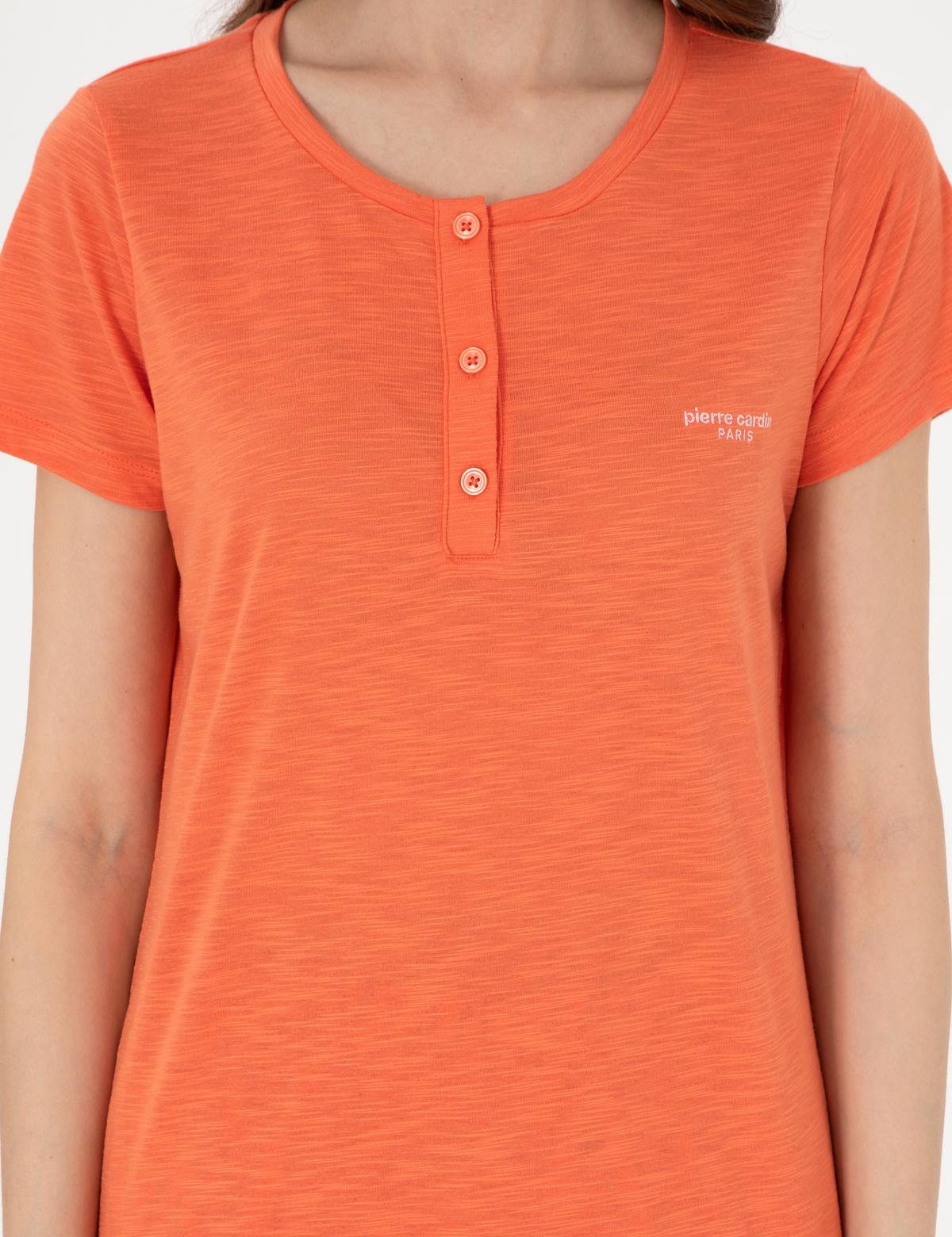 Turuncu Kısakollu Pijama Takımı - 50318996001