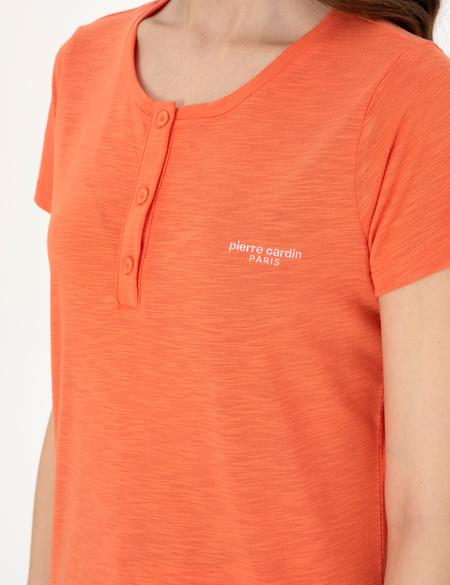 Turuncu Kısakollu Pijama Takımı - 50318996001