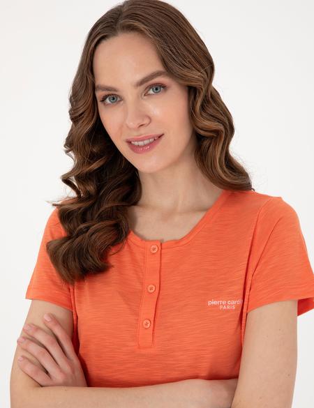 Turuncu Kısakollu Pijama Takımı - 50318996001