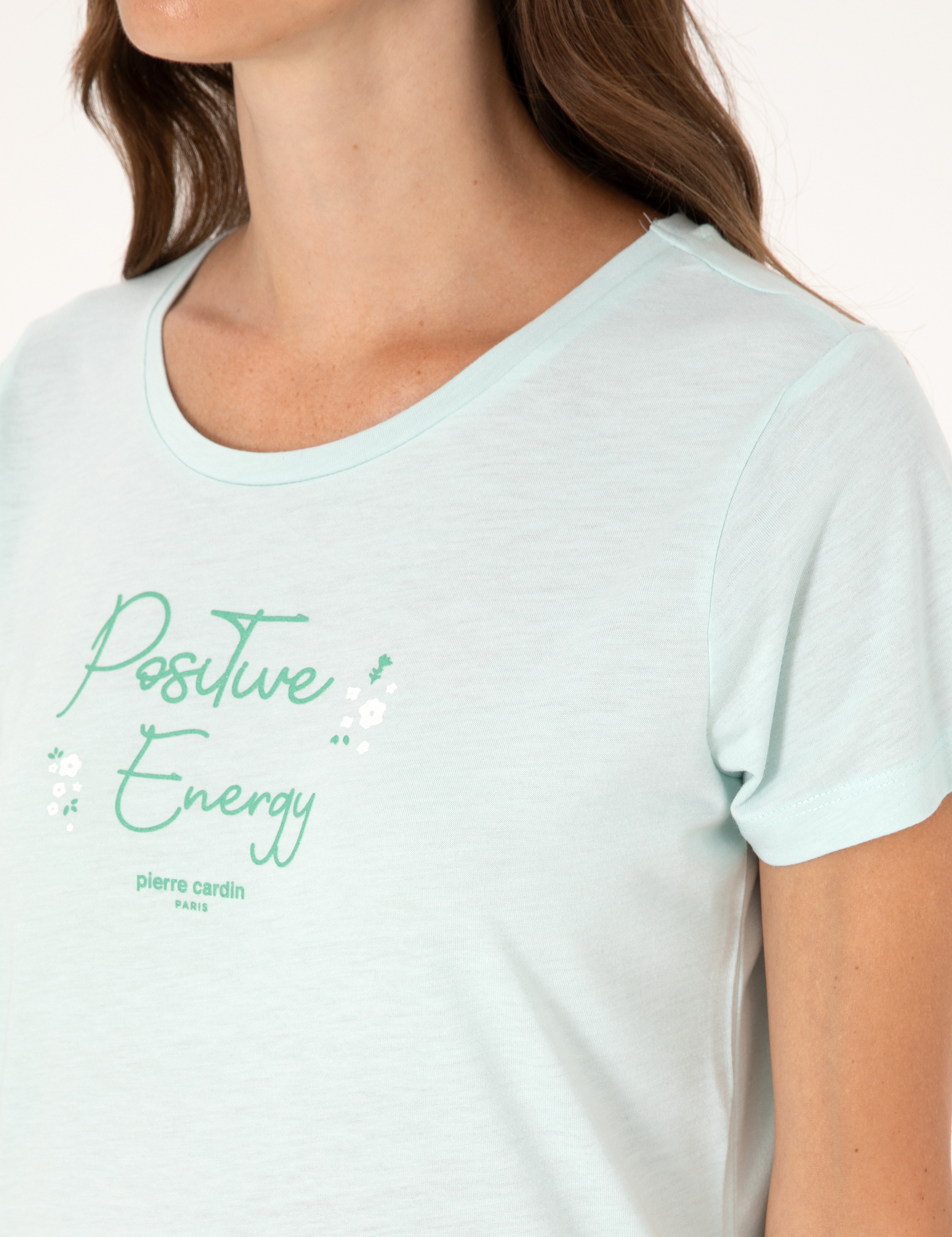 Mint Kısakollu Şort Pijama Takımı - Image 7
