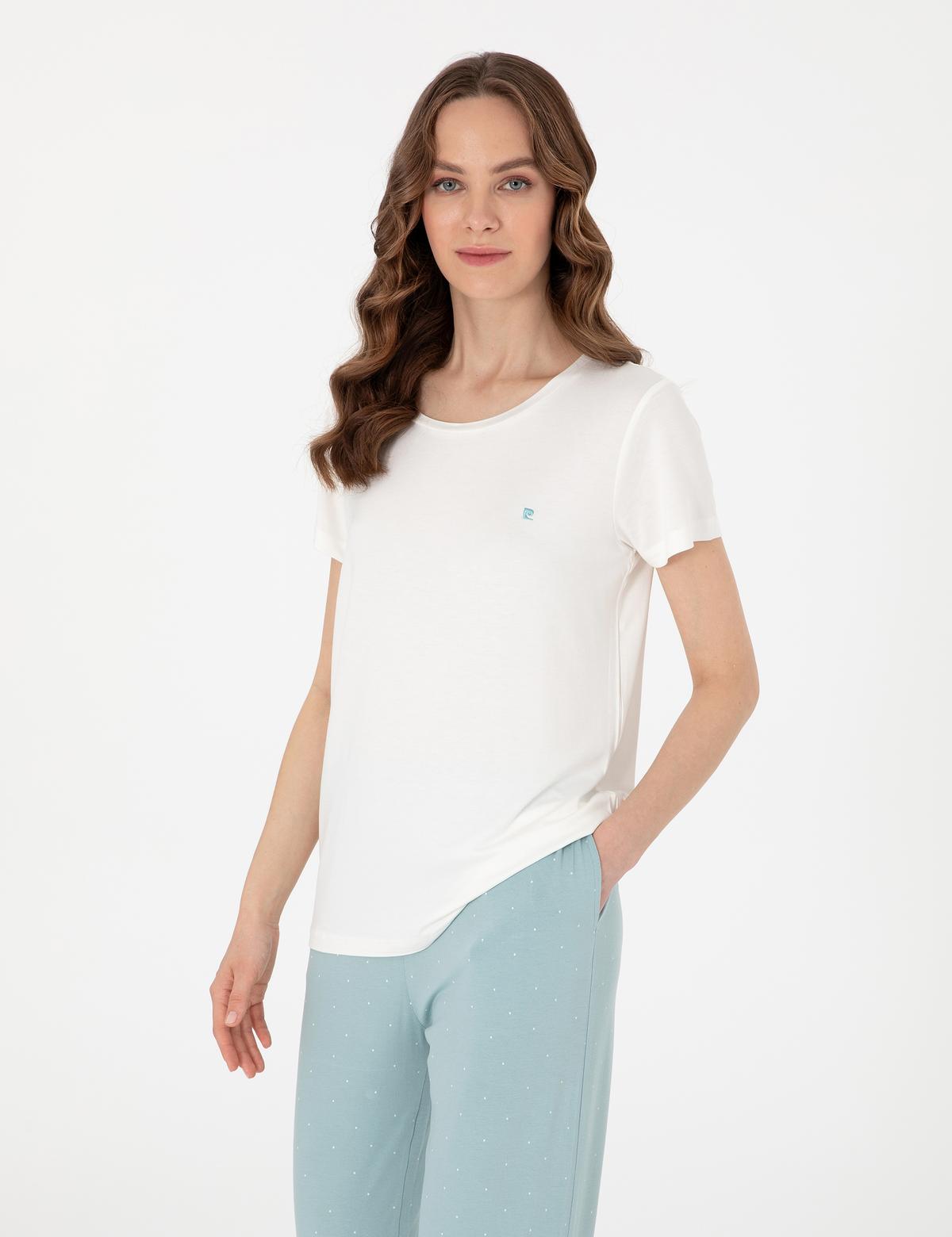 Beyaz Kısakollu Pijama Takımı - 50318994001