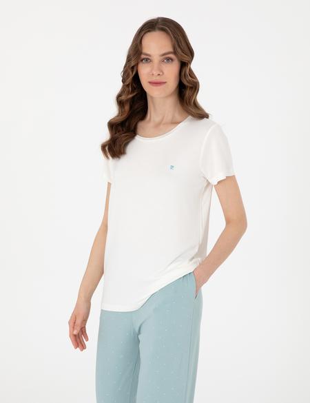 Beyaz Kısakollu Pijama Takımı - 50318994001