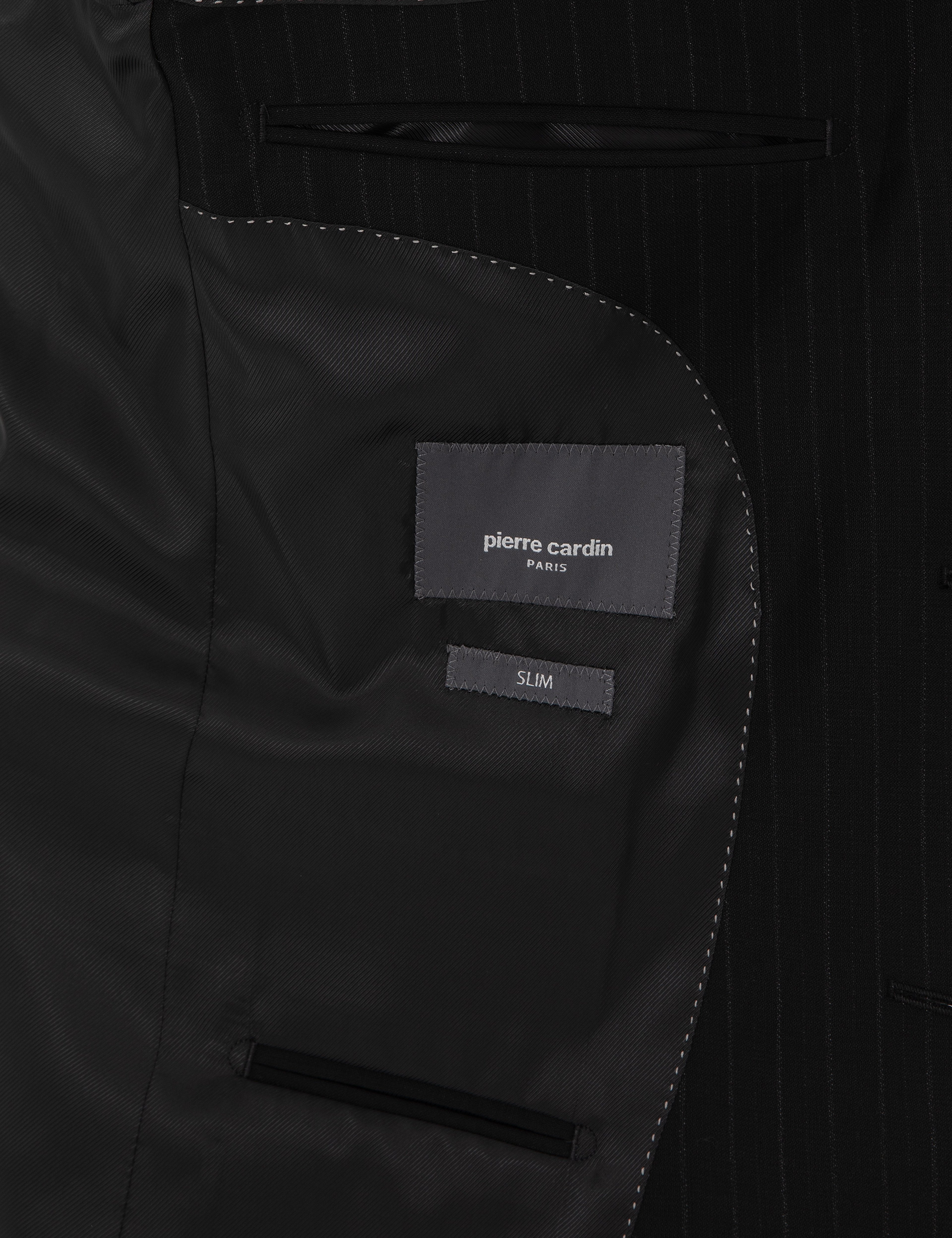 Siyah Slim Fit %100 Yün Takım Elbise