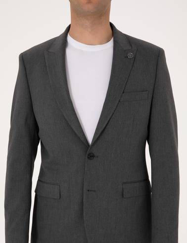 Füme Slim Fit Takım Elbise