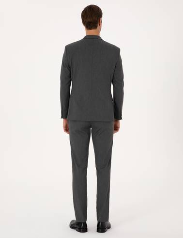 Füme Slim Fit Takım Elbise
