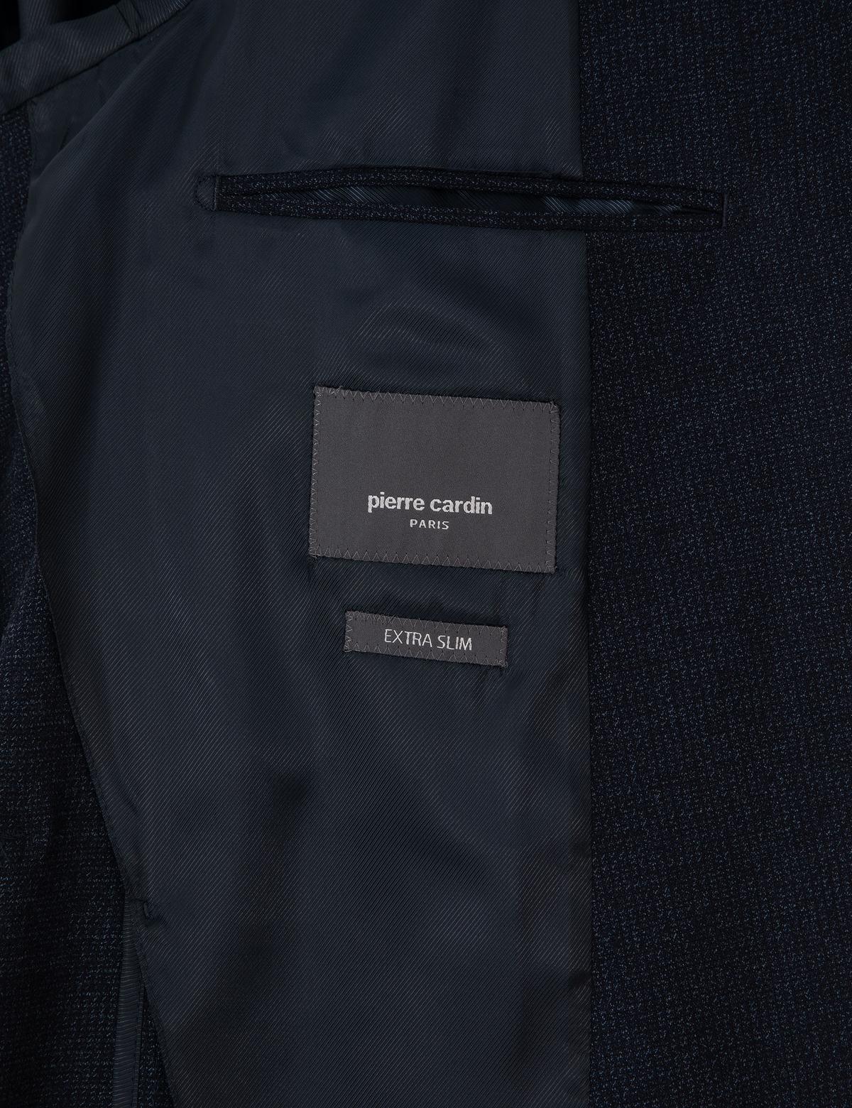 Lacivert Ex. Slim Fit Yün Karışımlı Takım Elbise - 50311261026