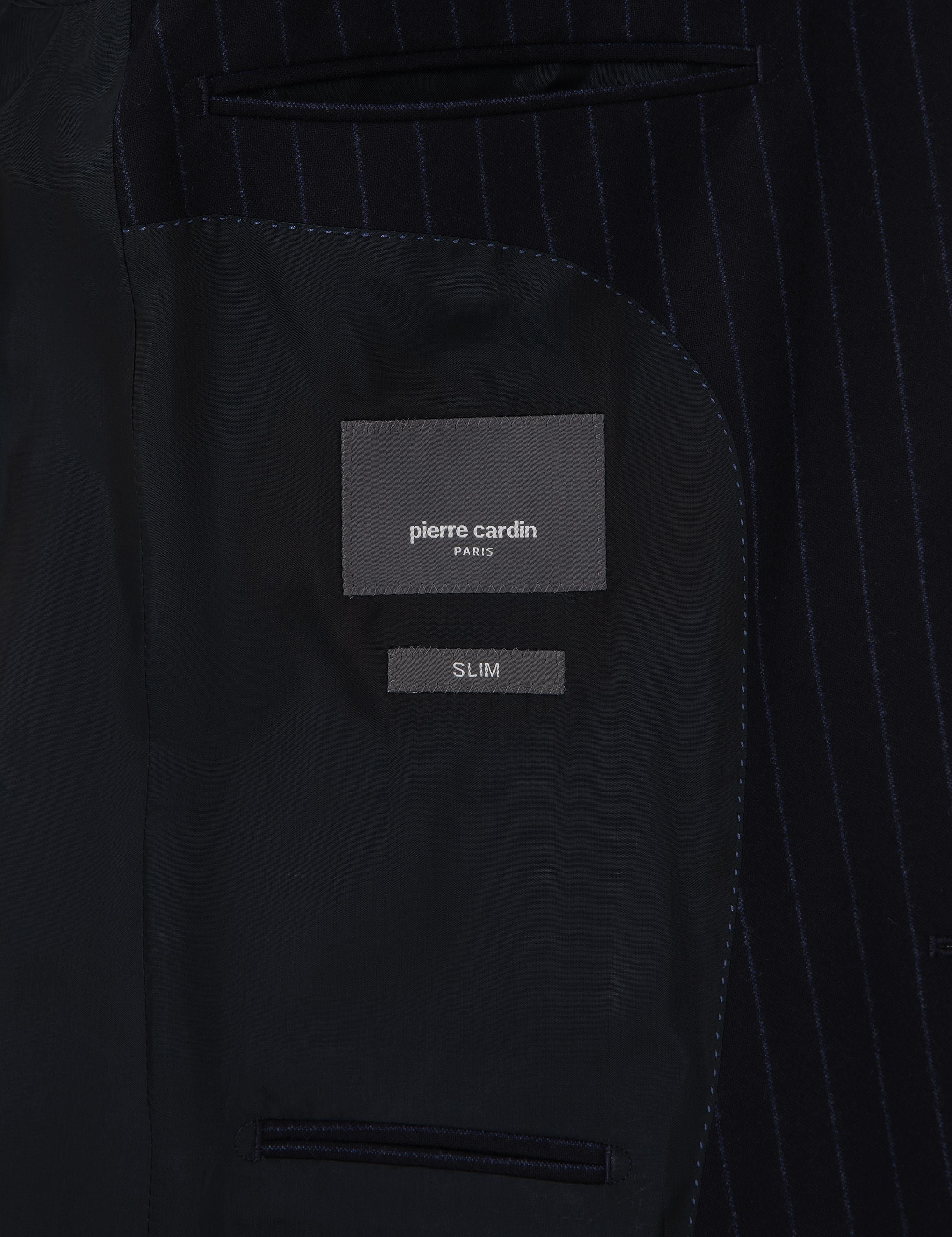 Lacivert Slim Fit %100 Yün Takım Elbise