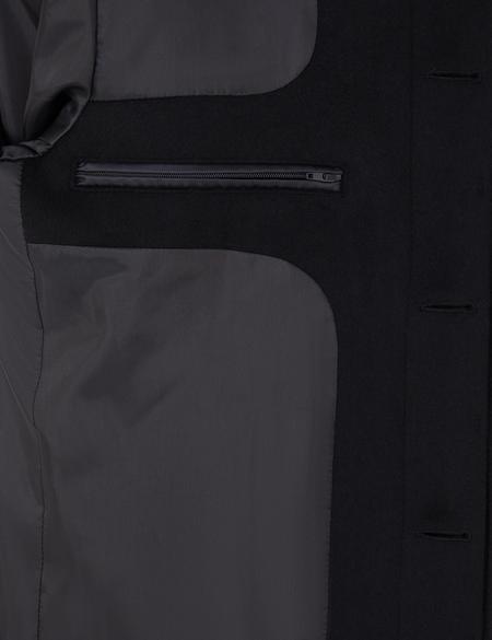 Lacivert Slim Fit Kaşe Kaban - 50314215012