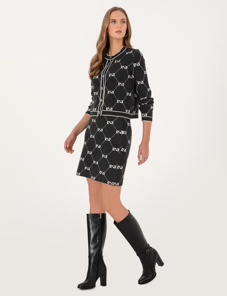 Antrasit Kalem Fit Triko Etek - 50311058015