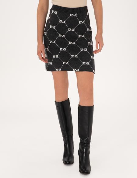 Antrasit Kalem Fit Triko Etek - 50311058015