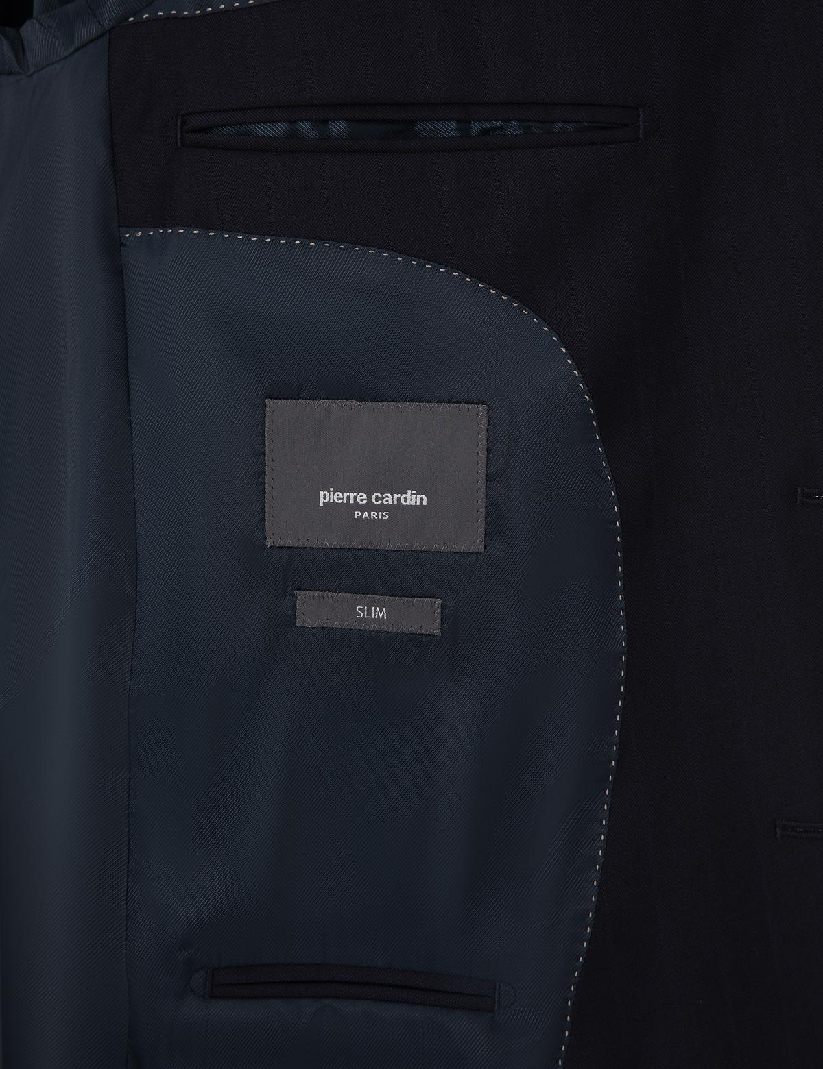 Lacivert Slim Fit %100 Yün Takım Elbise - 50311217062