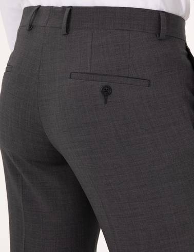 Füme Slim Fit Yün Karışımlı Kumaş Pantolon