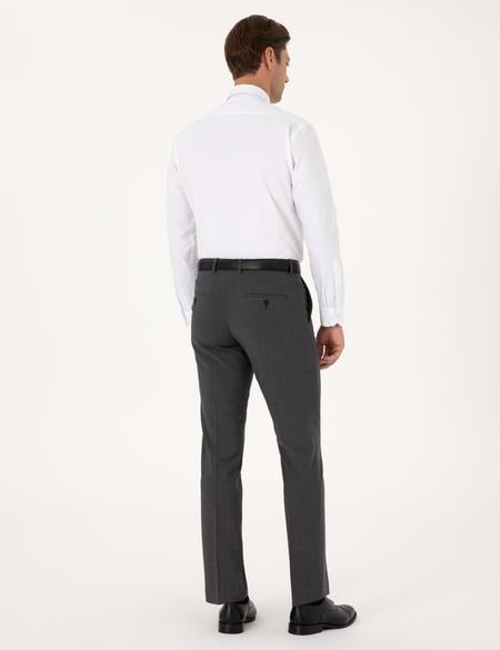 Füme Slim Fit Yün Karışımlı Kumaş Pantolon - 50317636042